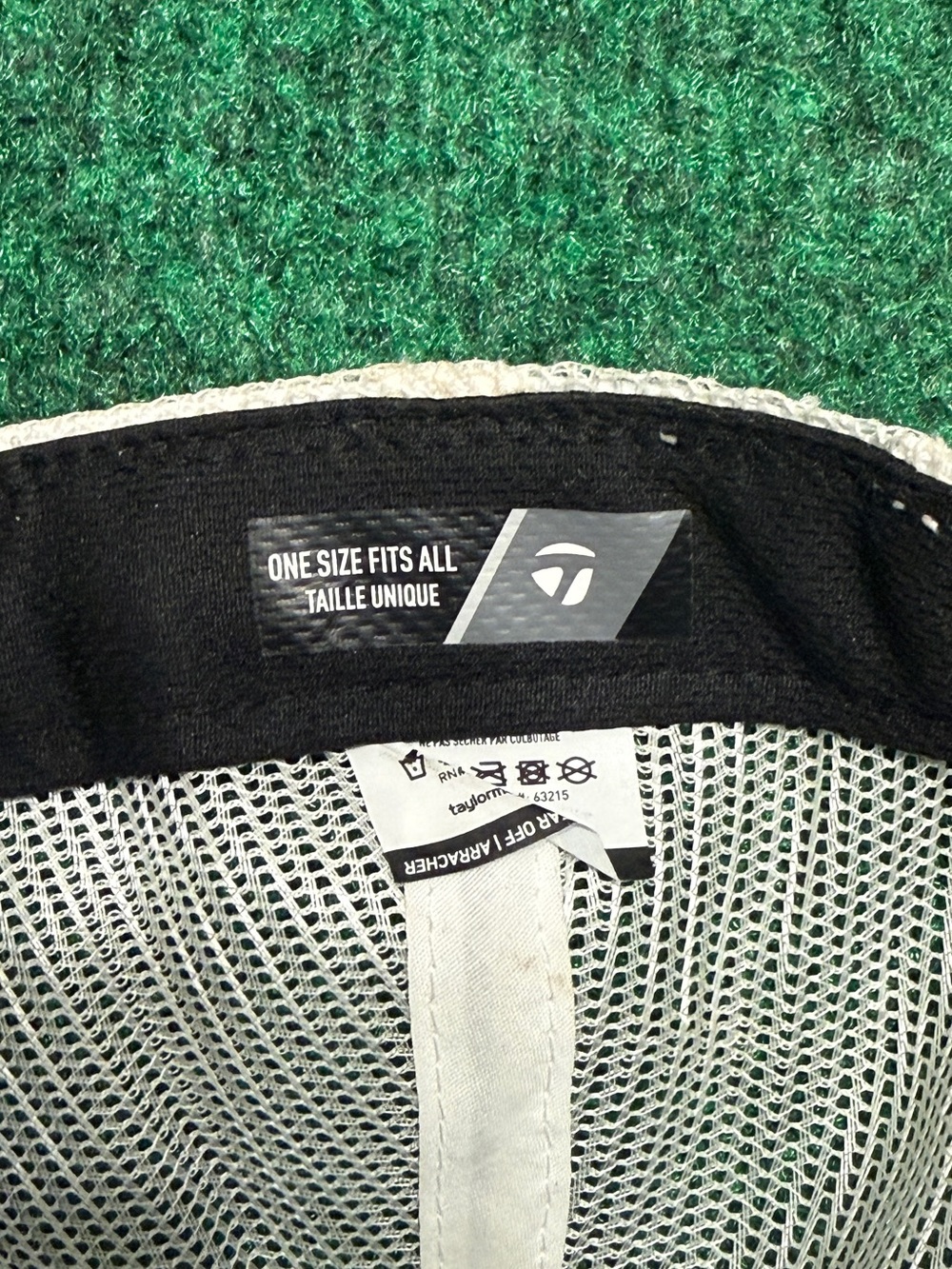 Taylormade “The Original One” Patch SnapBack Hat (Gray & White) - Picture 3 of 3